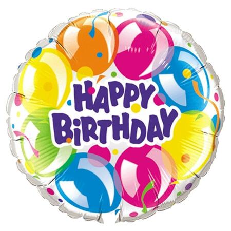 LOFTUS INTERNATIONAL 18 in. Birthday Sparkling Balloons Q7-8155